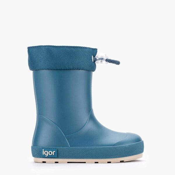 Botas de agua respetuosas, de la marca Igor modelo, Yogi Dk cuello petróleo - Imagen 2