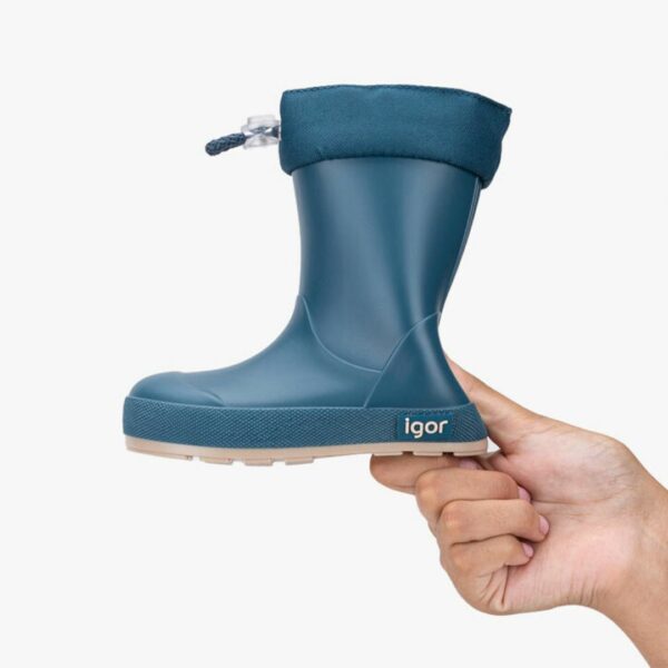 Botas de agua respetuosas, de la marca Igor modelo, Yogi Dk cuello petróleo - Imagen 3