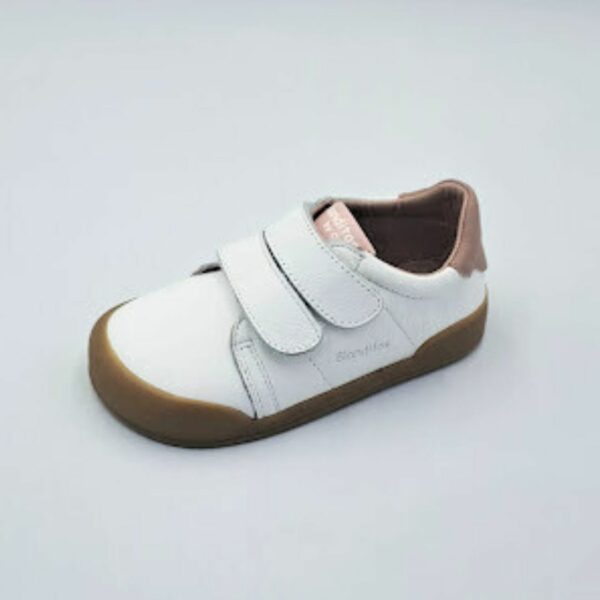 Zapatillas de deporte Blanditos modelo Londres blanco rosa