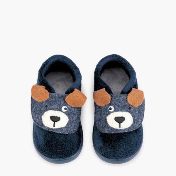 Zapatillas de estar por casa respetuosas, de la marca Igor modelo Homie Guau marino - Imagen 3