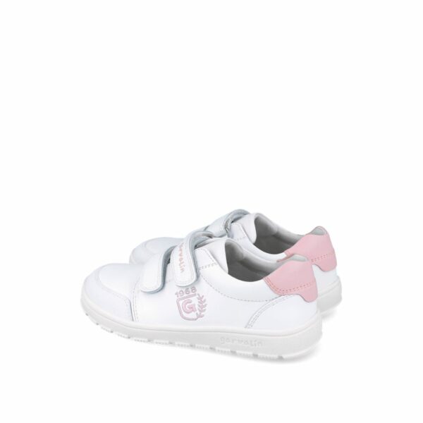 Zapatillas de deporte Garvalín modelo 252510 blanco/rosa - Imagen 4