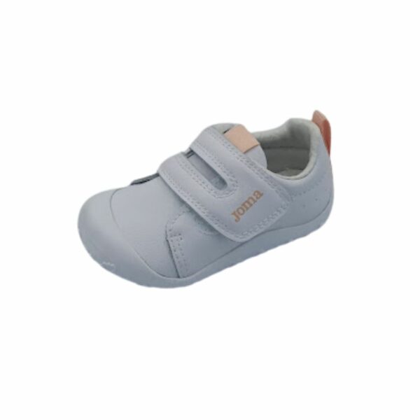Zapatillas de deportes de la marca Joma, modelo Teddy baby en color blanco/rosa