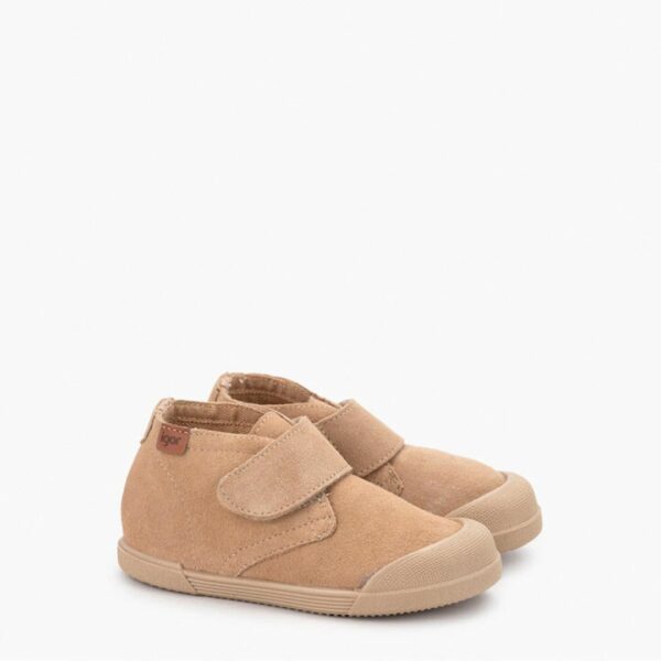 Botitas Safari respetuosas, de la marca Igor modelo Tui beige