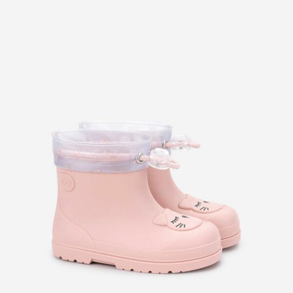 Botas de agua respetuosas, de la marca Igor modelo, Mendi gato maquillaje