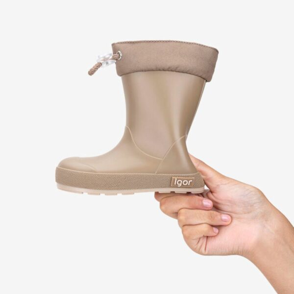 Botas de agua respetuosas, de la marca Igor modelo, Yogi Dk cuello elmwood (taupe) - Imagen 3