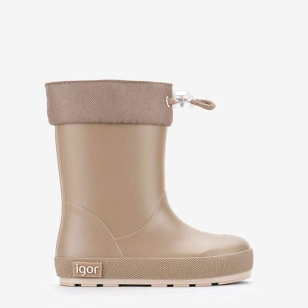 Botas de agua respetuosas, de la marca Igor modelo, Yogi Dk cuello elmwood (taupe) - Imagen 2