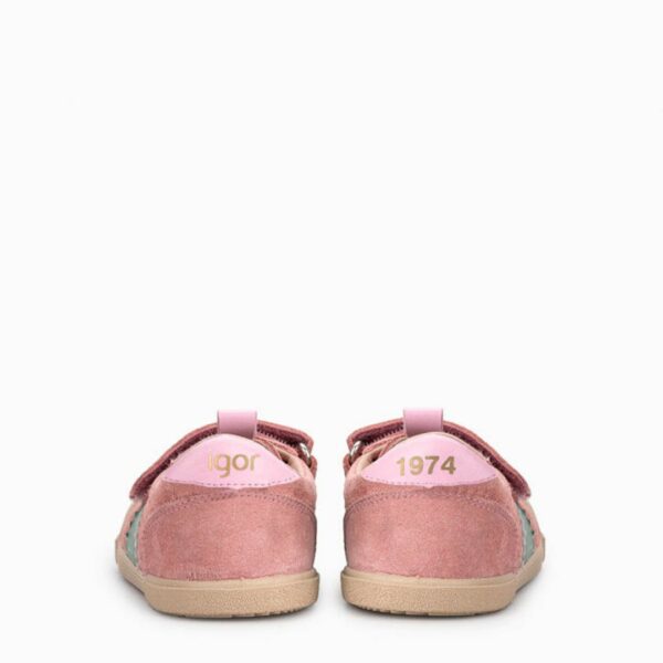 Zapatillas de deporte respetuosas, de la marca Igor modelo Berlín rosa - Imagen 4