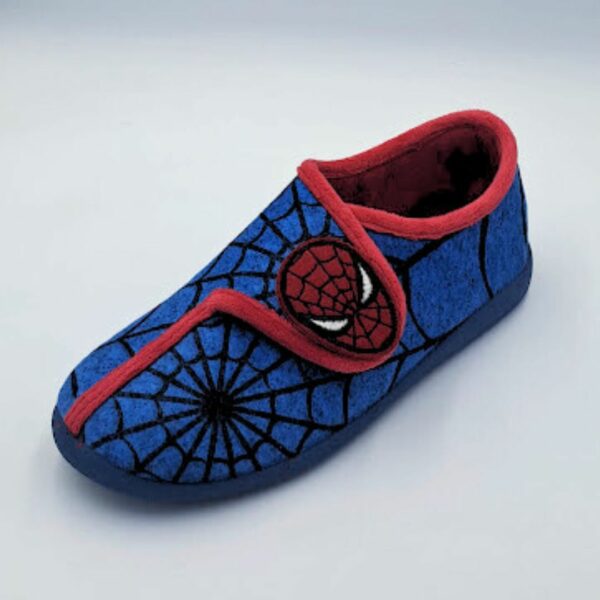Zapatillas de estar por casa de la marca Garzón modelo N4390.246 Spiderman azulón