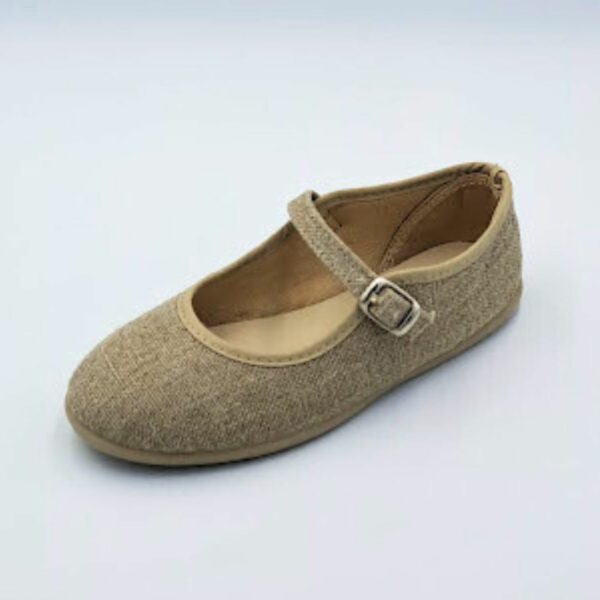 Merceditas lino Chuches 9030 natural (camel)