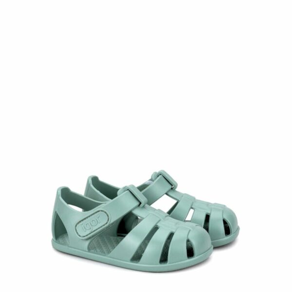 Cangrejeras respetuosas de la marca Igor modelo Nemo en color matcha (verde)