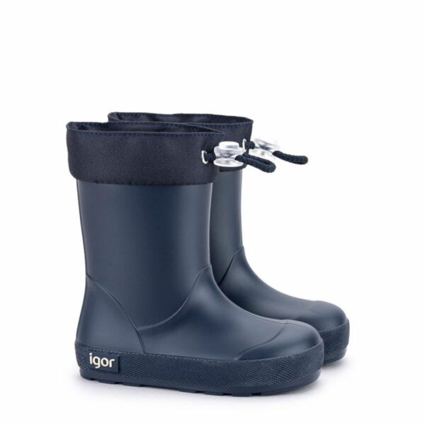 Botas de agua respetuosas, de la marca Igor modelo, Yogi Dk cuello marino
